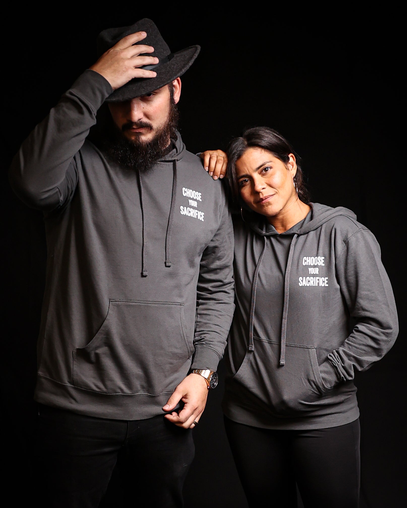 Choose Your Sacrifice - Lightweight Hoodie - Grey - Live Restless, LLC.
