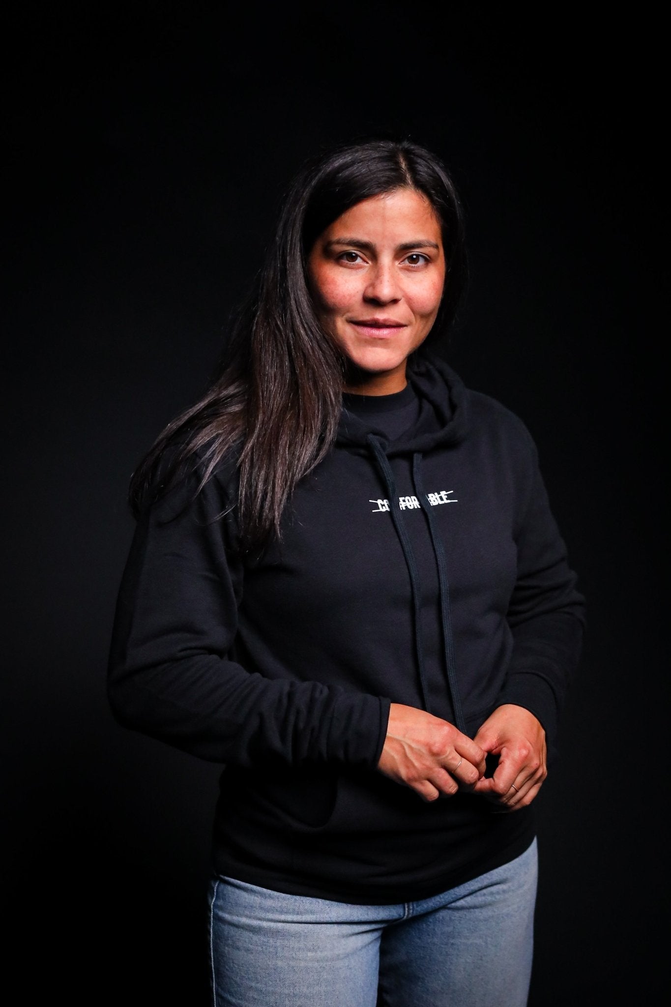 Crossed Out Comfortable Hoodie - Black - Live Restless, LLC.