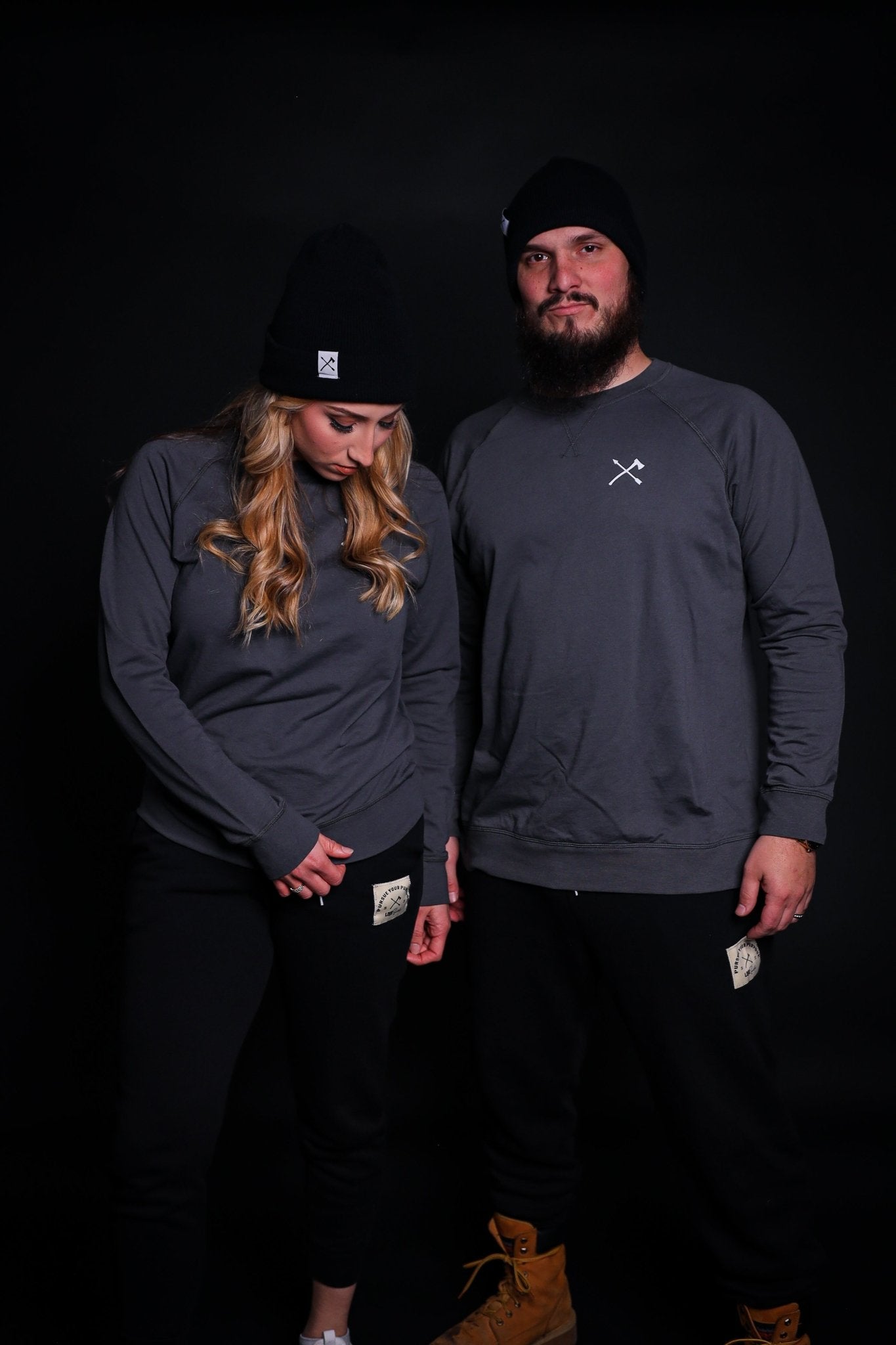 Live Restless Raglan Crew Sweatshirt - Grey - Live Restless, LLC.