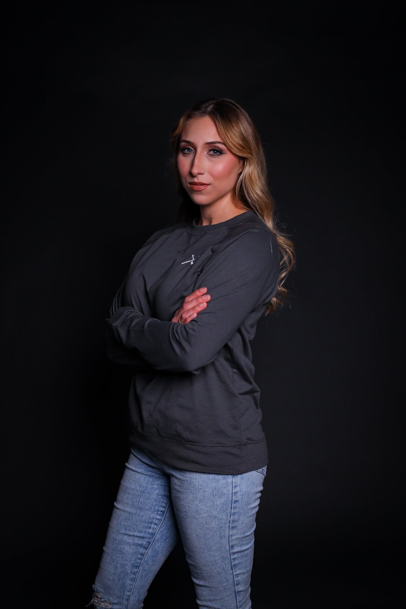 Live Restless Raglan Crew Sweatshirt - Grey - Live Restless, LLC.