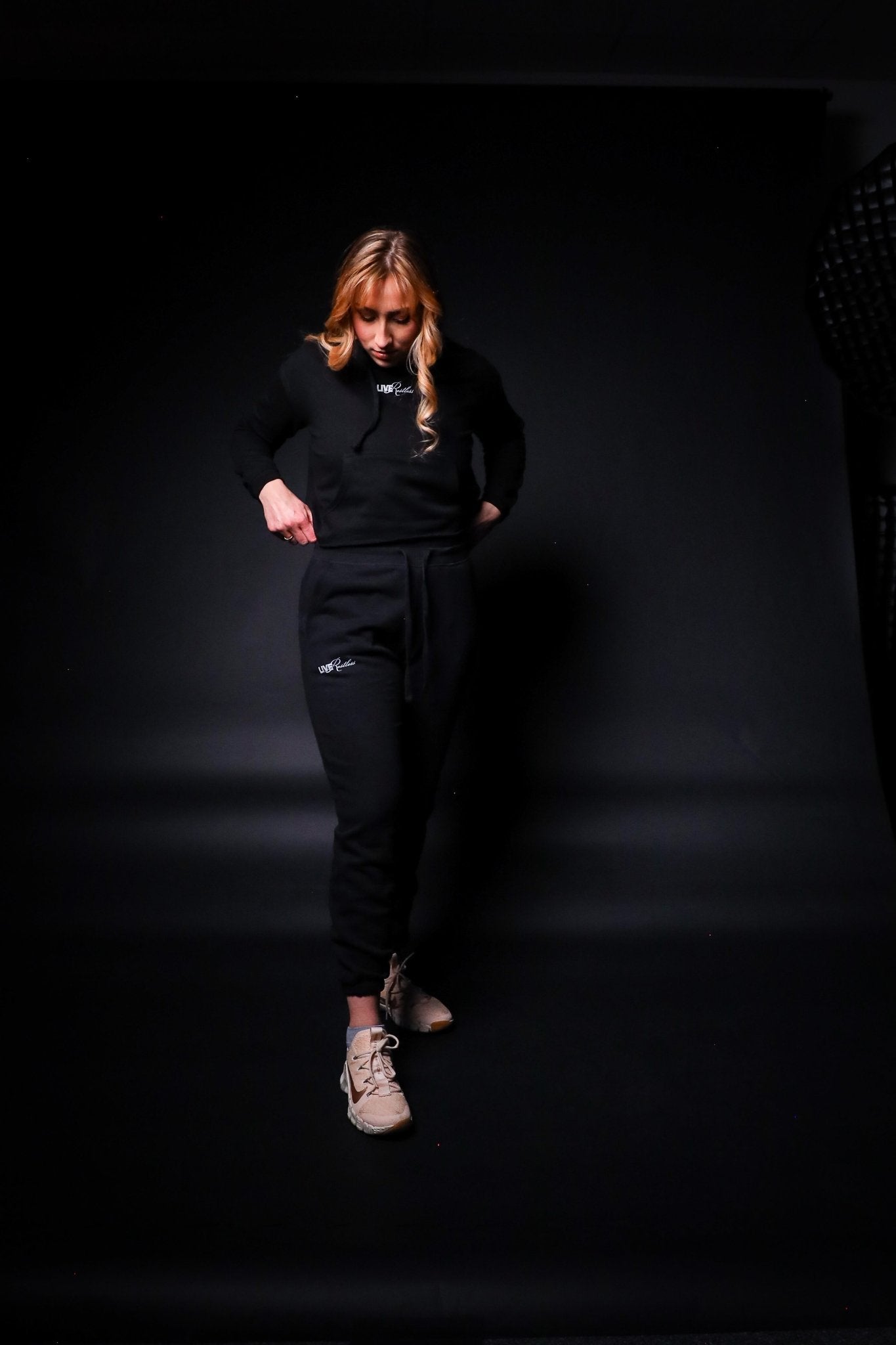 Printed Jogger Pants - Black - Live Restless, LLC.