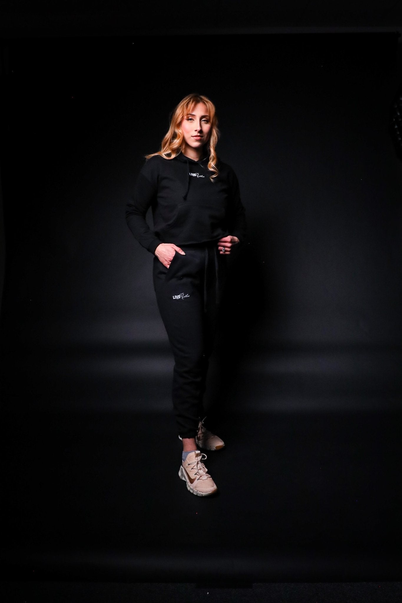 Printed Jogger Pants - Black - Live Restless, LLC.
