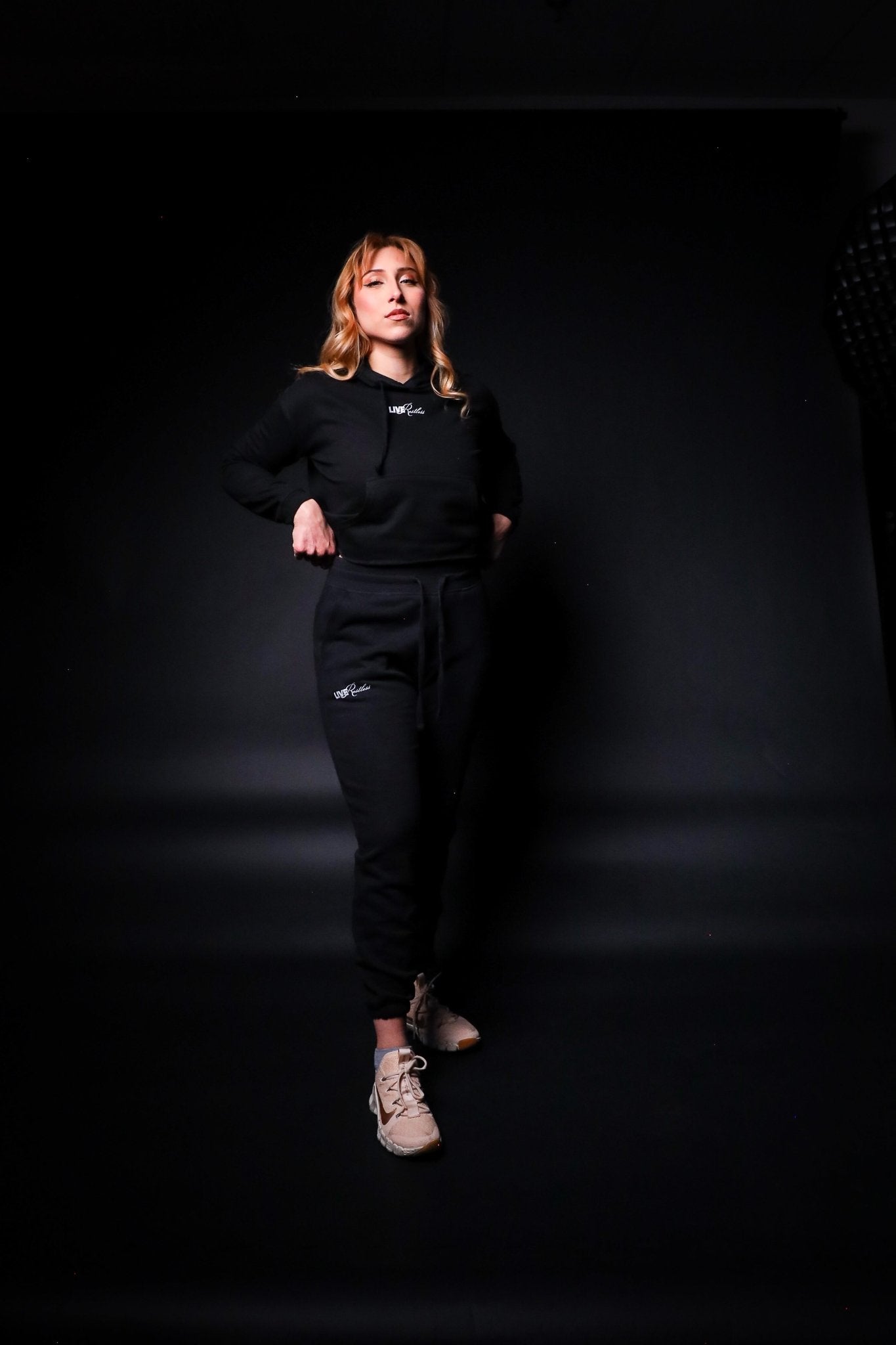 Printed Jogger Pants - Black - Live Restless, LLC.