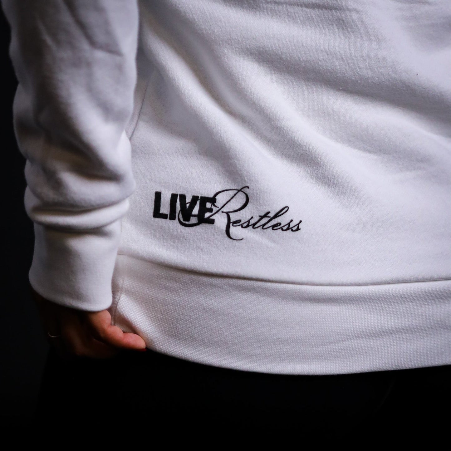 Sacrifice - Unisex Hoodie - White - Live Restless, LLC.