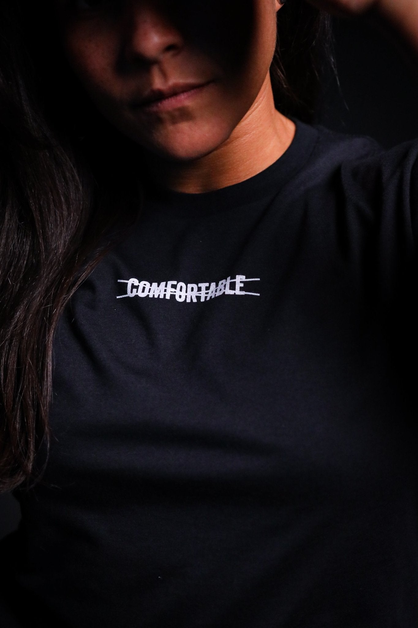 Crossed Out Comfortable Tee - Black - Live Restless, LLC.