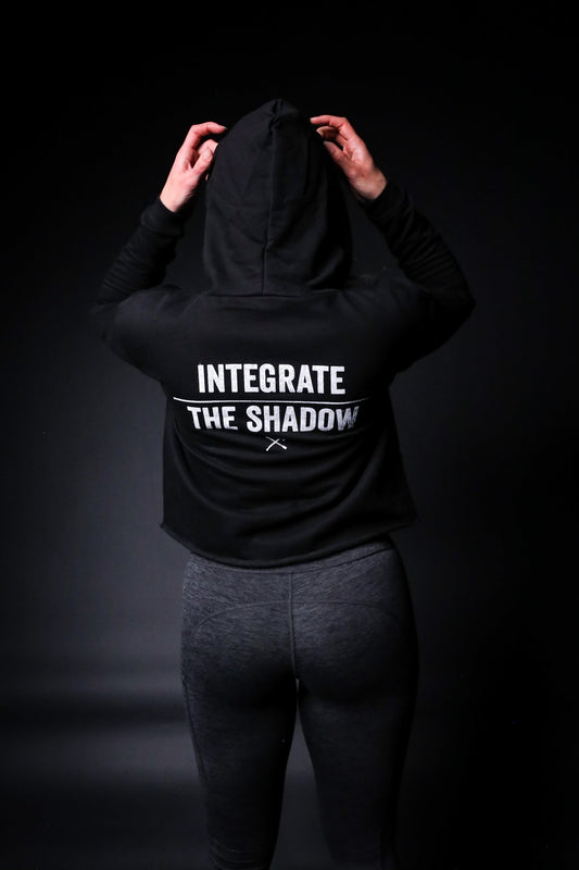Integrate The Shadow Crop Hoodie - Black - Live Restless, LLC.