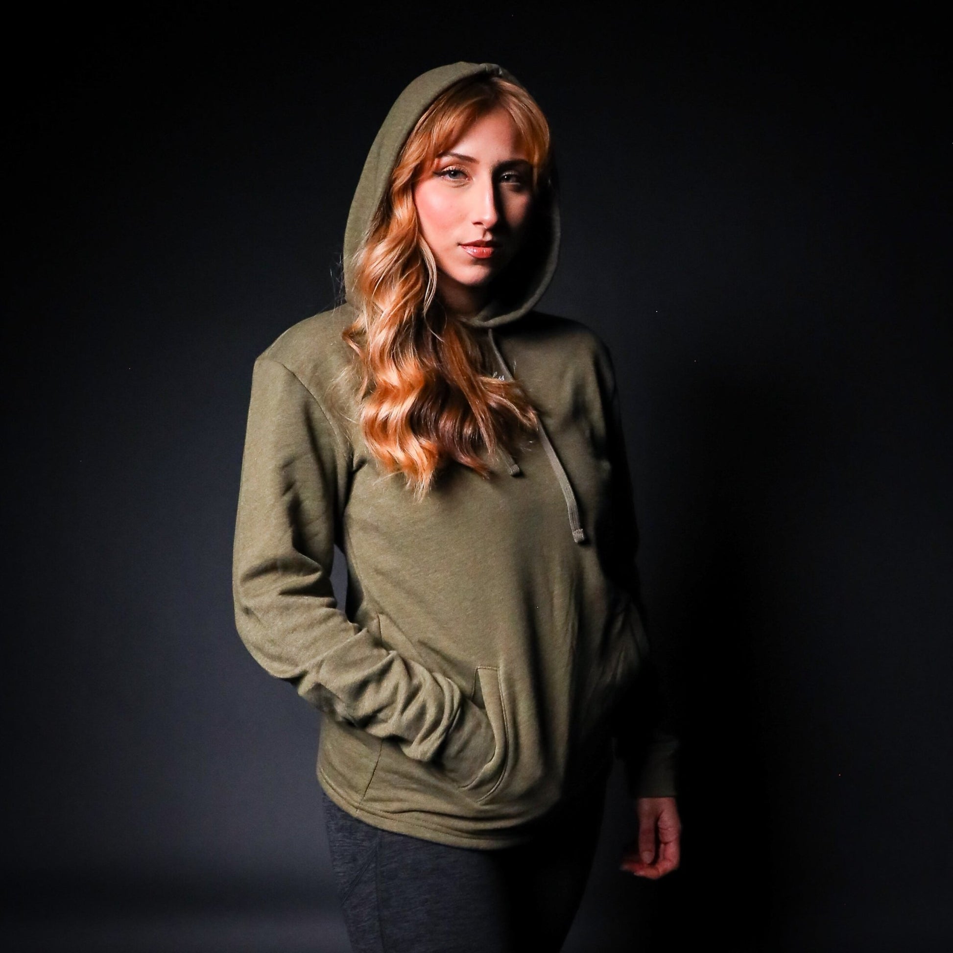 Integrate The Shadow Fleece Hoodie - Olive - Live Restless, LLC.