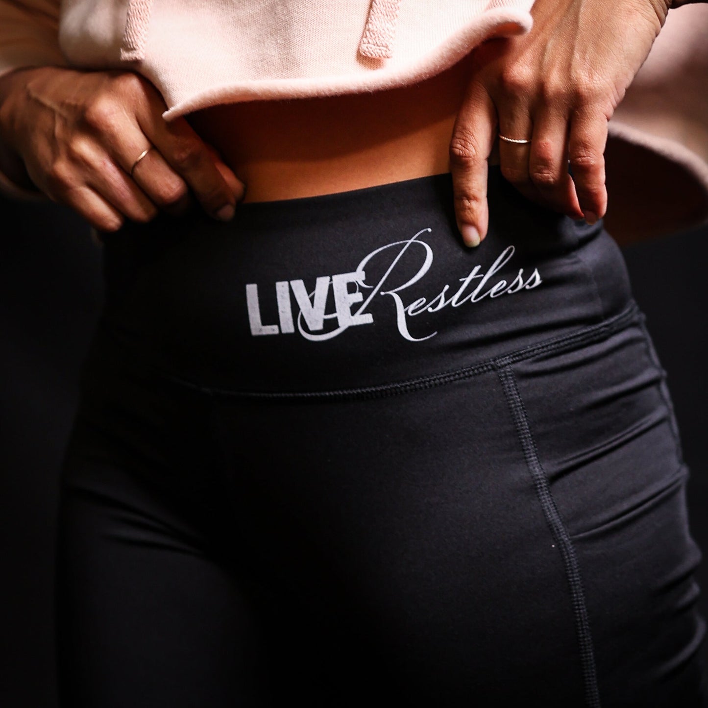 Live Restless Ladies Leggings - Black - Live Restless, LLC.