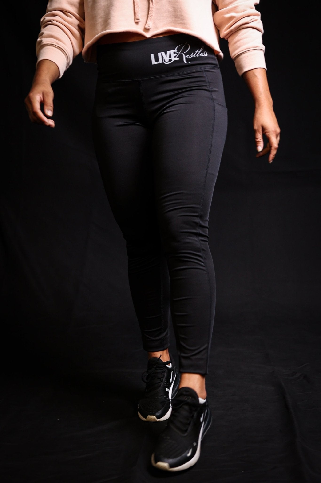 Live Restless Ladies Leggings - Black - Live Restless, LLC.
