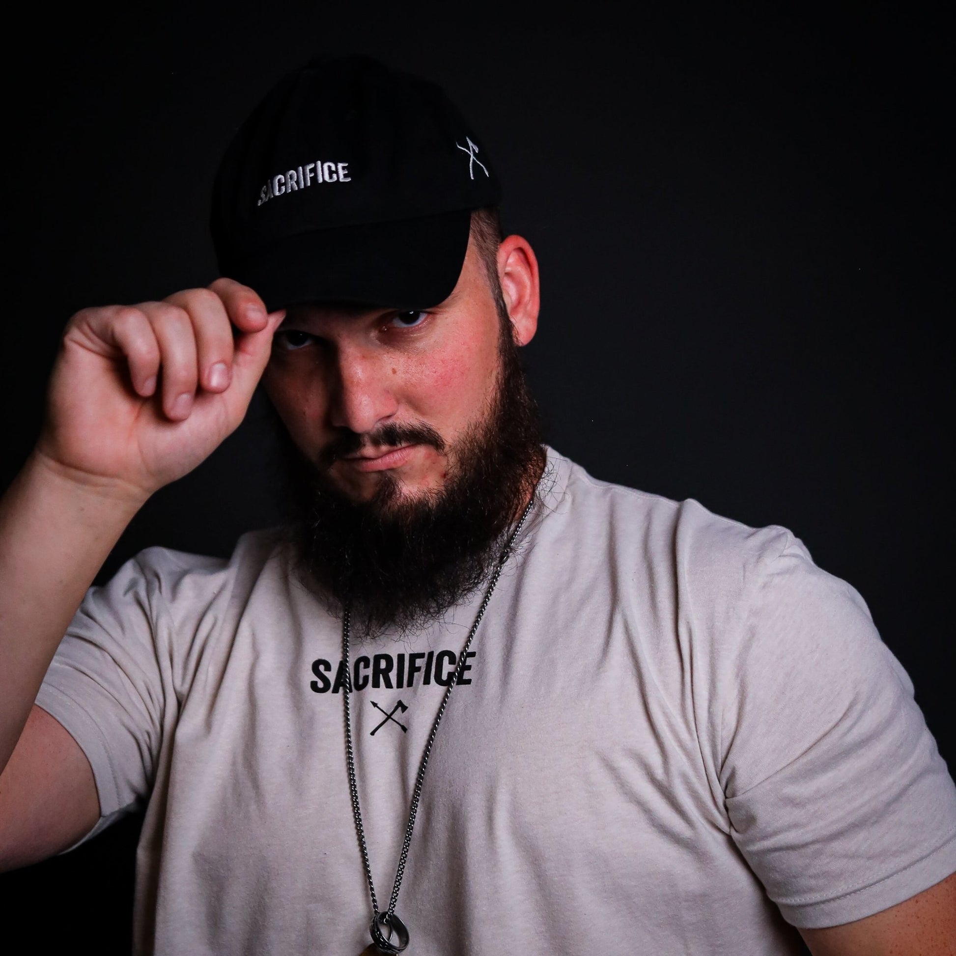 Sacrifice Dad Hat - Black - Live Restless, LLC.