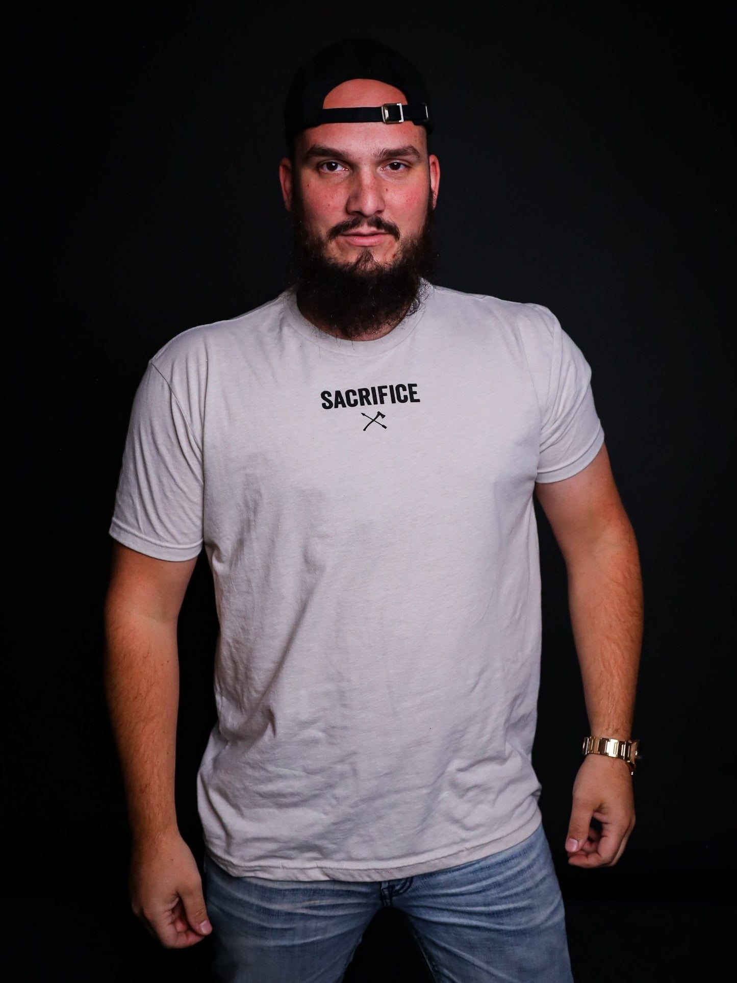 Sacrifice Tee - Sand - Live Restless, LLC.